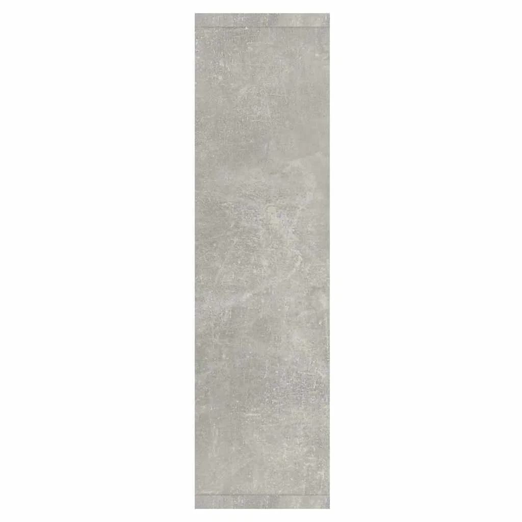 Zrkadlová skrinka s LED betónová sivá 76x15x55 cm