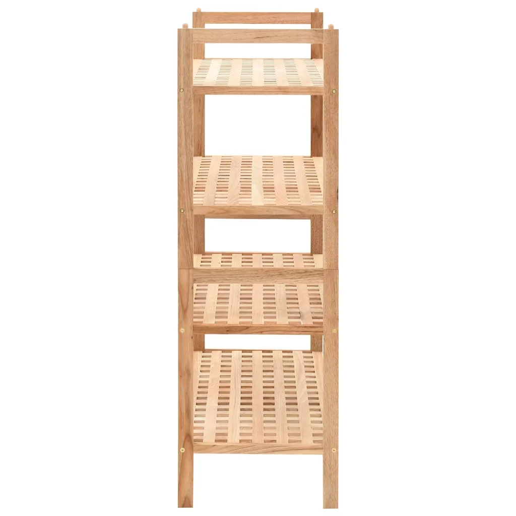 Regál na topánky z masívneho orechového dreva 69x26x81 cm