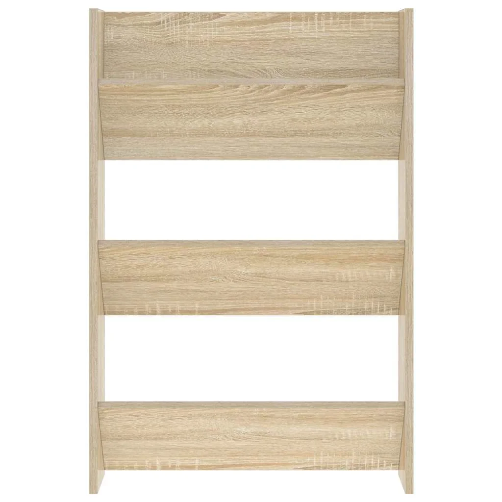 Nástenné skrinky na topánky 2 ks, dub sonoma 60x18x90 cm