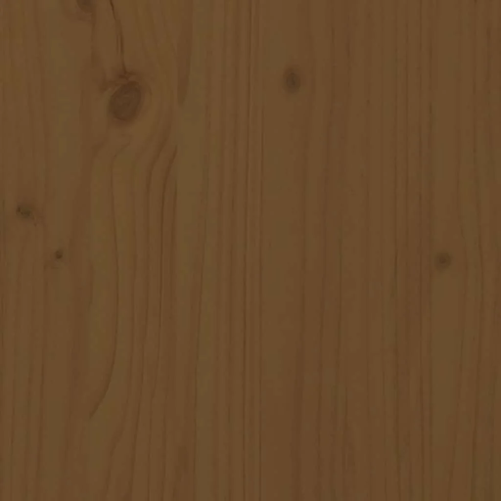 Skrinka na topánky medovo-hnedá 110x34x45 cm masívna borovica