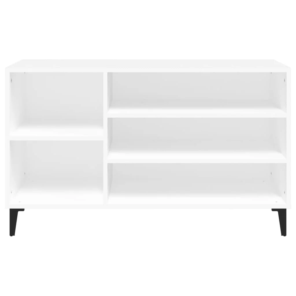 Botník biely 102x36x60 cm spracované drevo