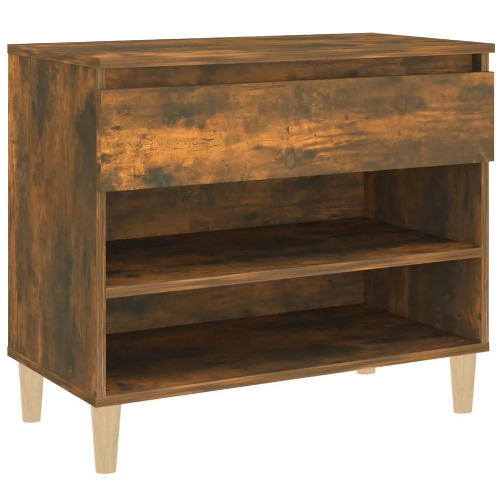 Botník dymový dub 70x36x60 cm spracované drevo