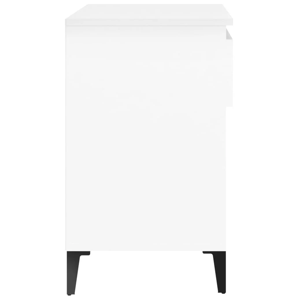 Botník biely 70x36x60 cm spracované drevo