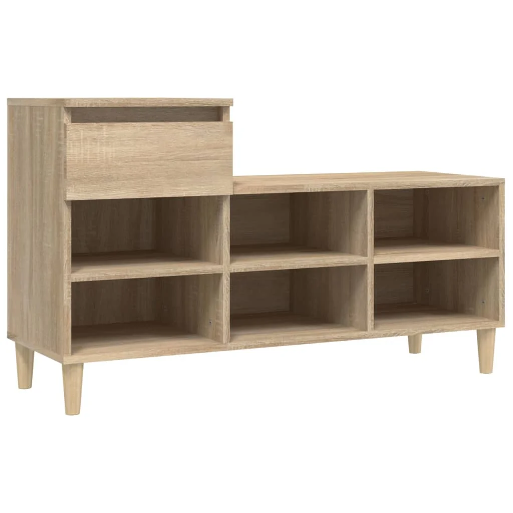 Botník dub sonoma 102x36x60 cm spracované drevo