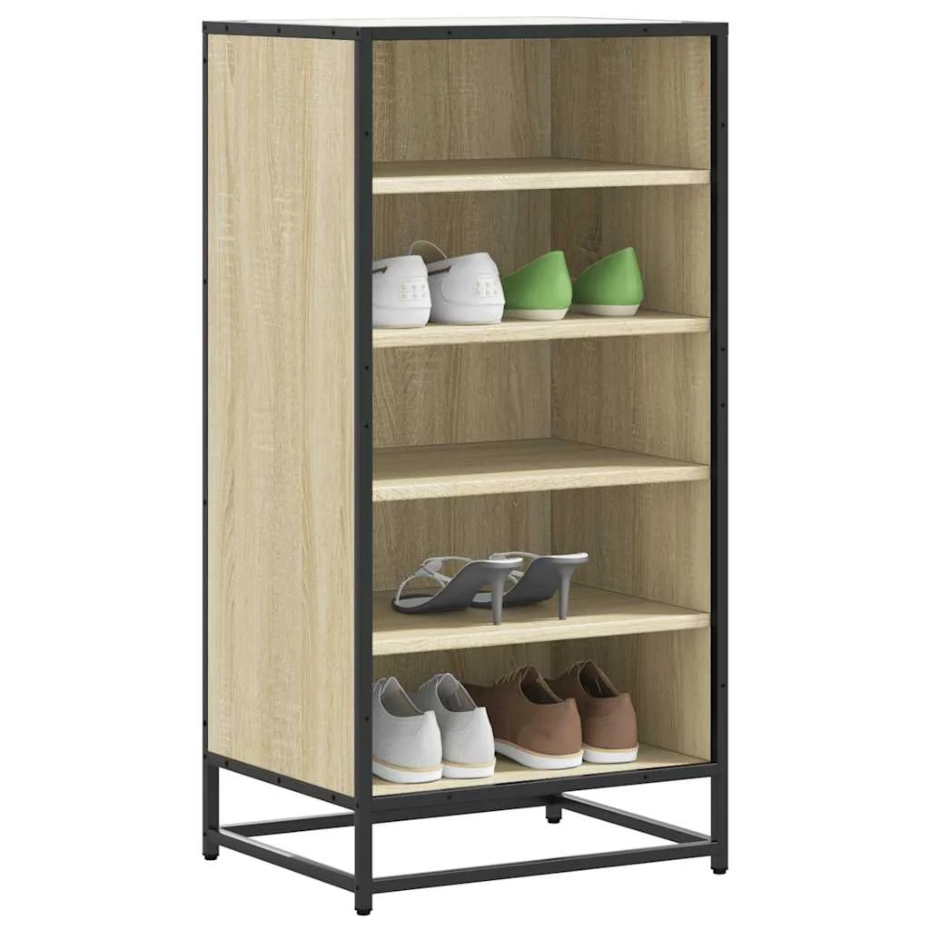 Regál na topánky dub sonoma 48x38x97,5 cm spracované drevo