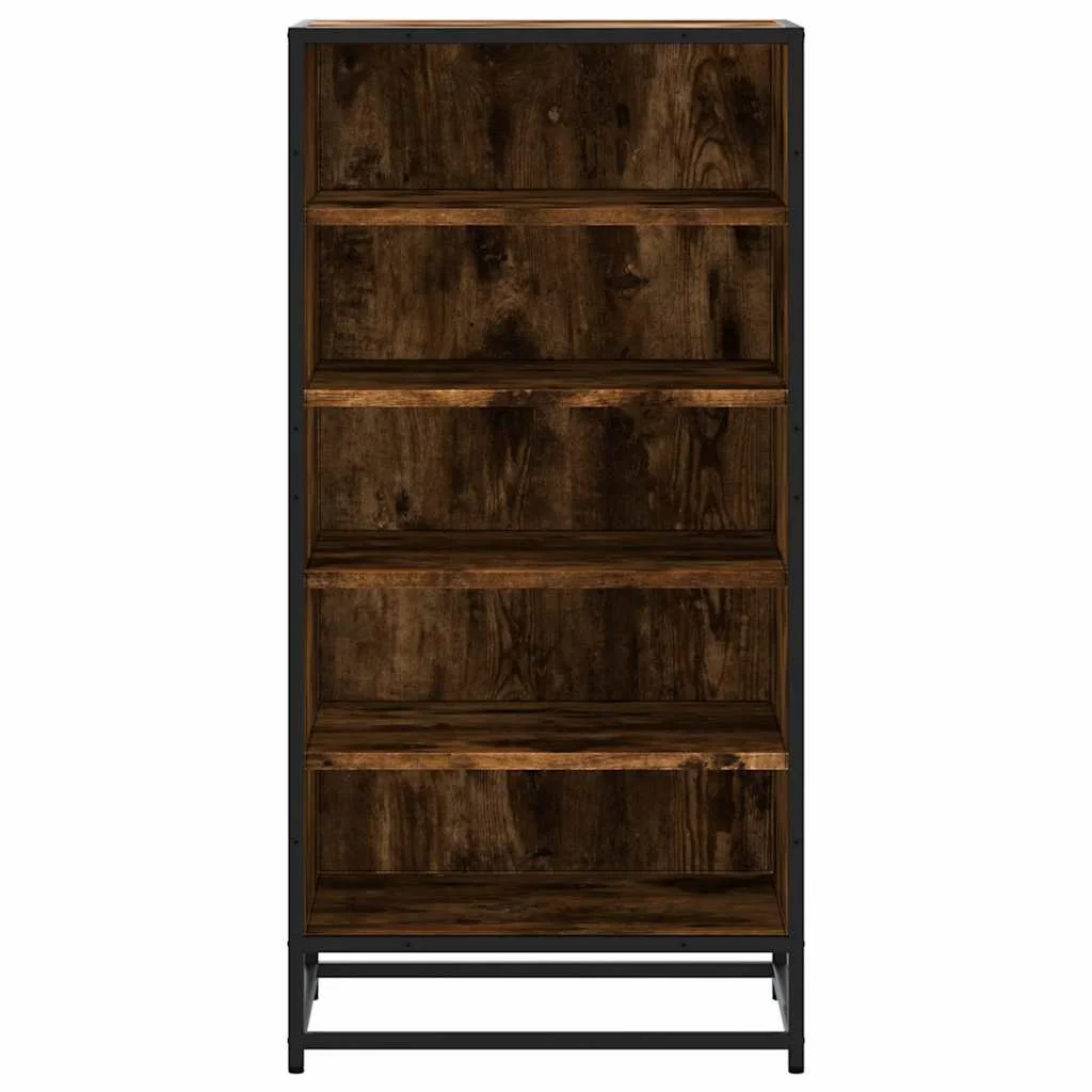 Regál na topánky dymový dub 48x38x97,5 cm spracované drevo