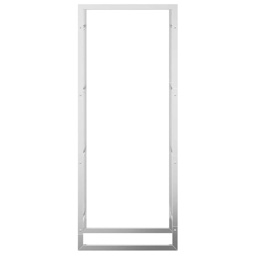 Stojan na krbové drevo 50x28x132 cm nehrdzavejúca oceľ