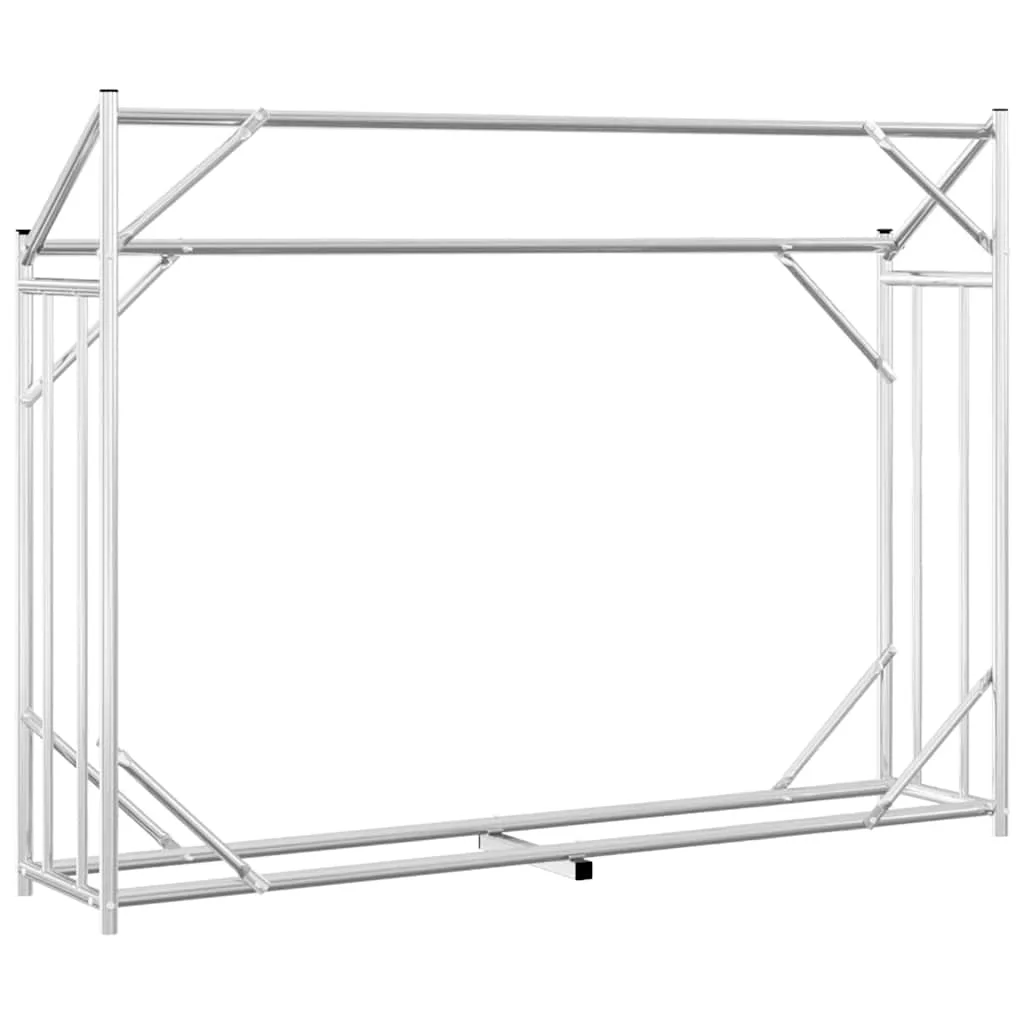 Regál na krbové drevo s pláštenkou 151x40,5x110,5 cm