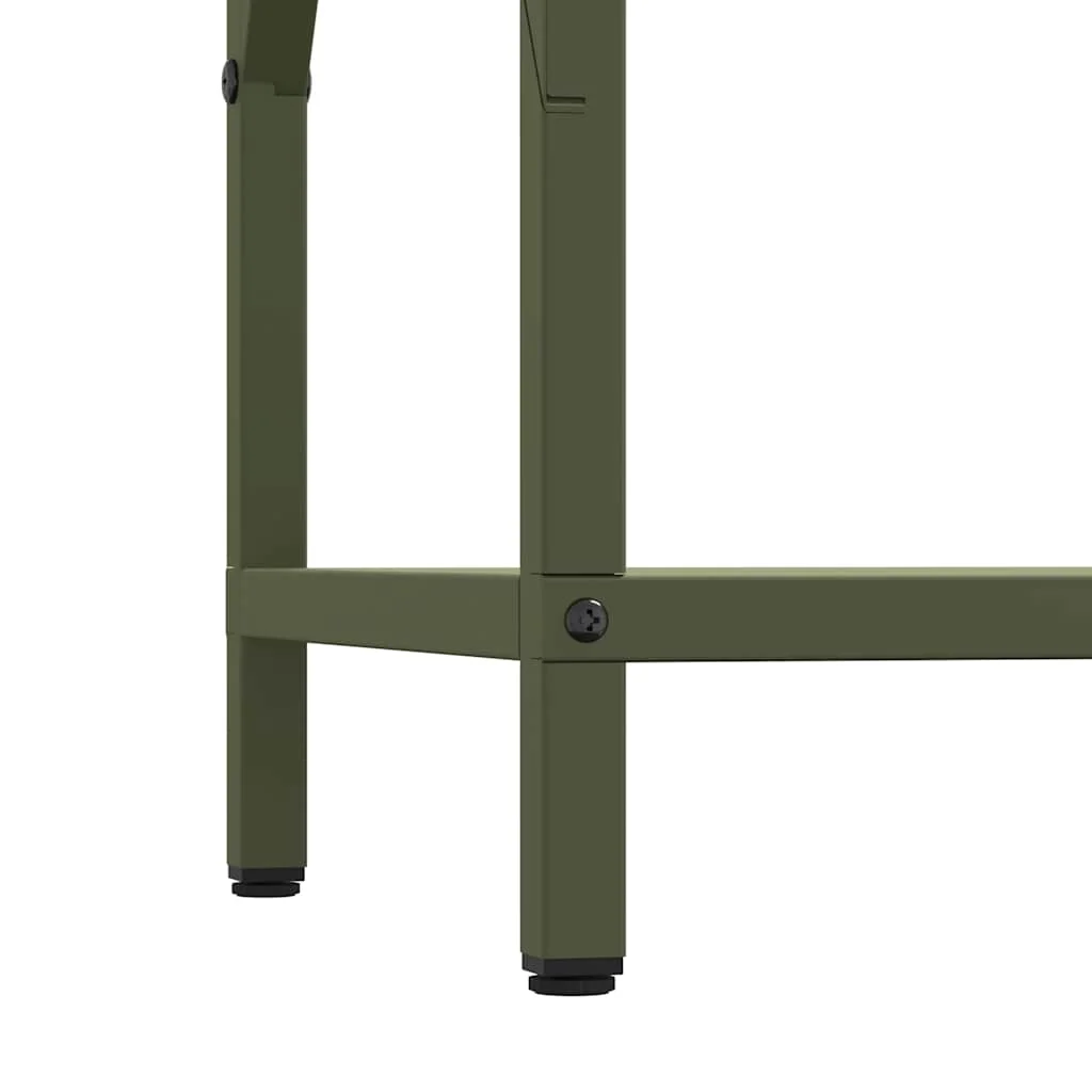 Stojan na palivové drevo Olive Green Oceľ valcovaná za studena