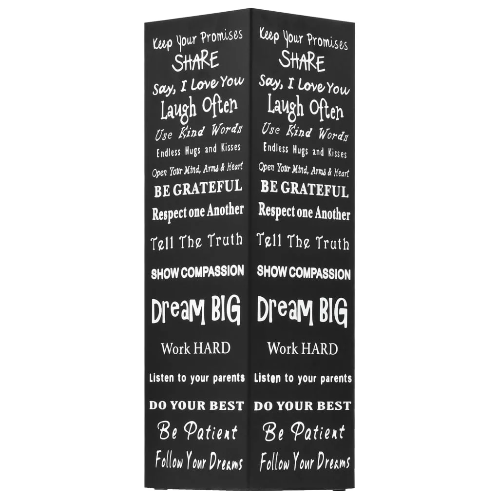 Stojan na dáždniky s textom oceľový čierny 