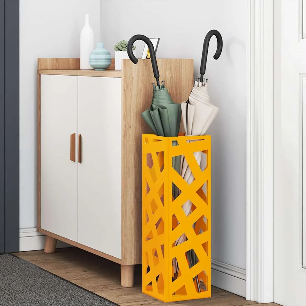 Stojan na slnečník Horčicová 15,5 x 15,5 x 49 cm Kov