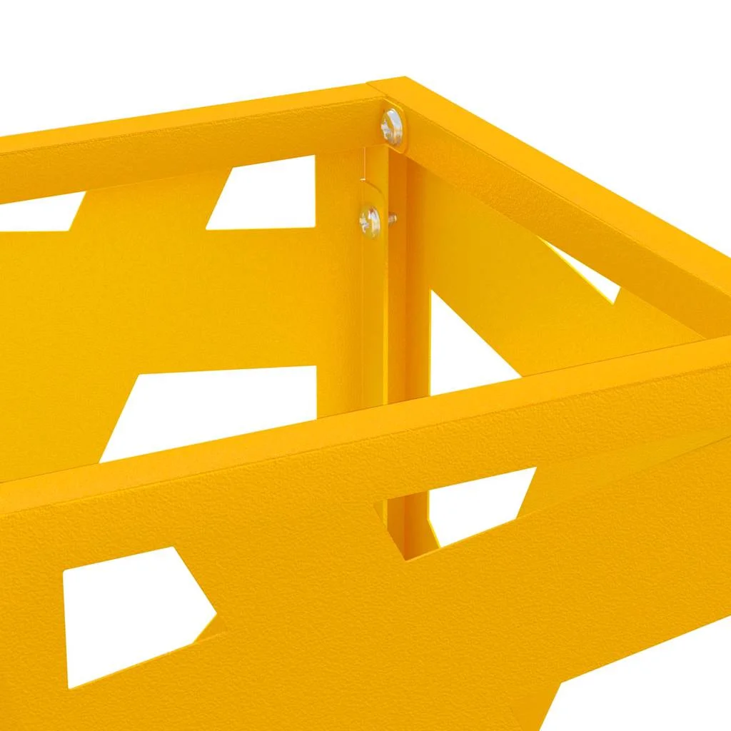 Stojan na slnečník Horčicová 15,5 x 15,5 x 49 cm Kov