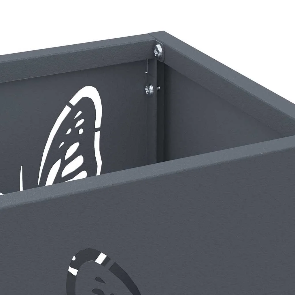 Stojan na slnečník s úložiskom Antracit 15,5 x 15,5 x 49 cm Kov