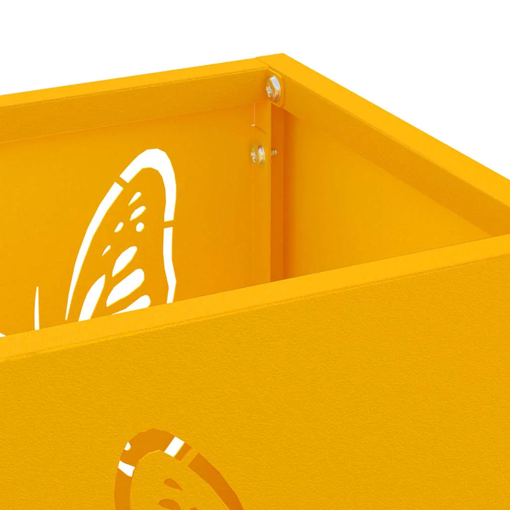 Stojan na slnečník Horčicová 15,5 x 15,5 x 49 cm Kov