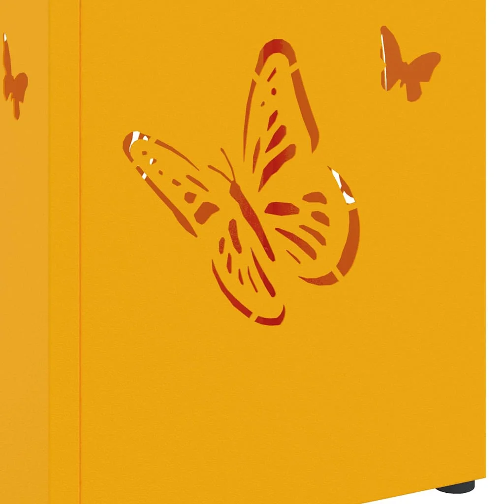 Stojan na slnečník Horčicová 15,5 x 15,5 x 49 cm Kov