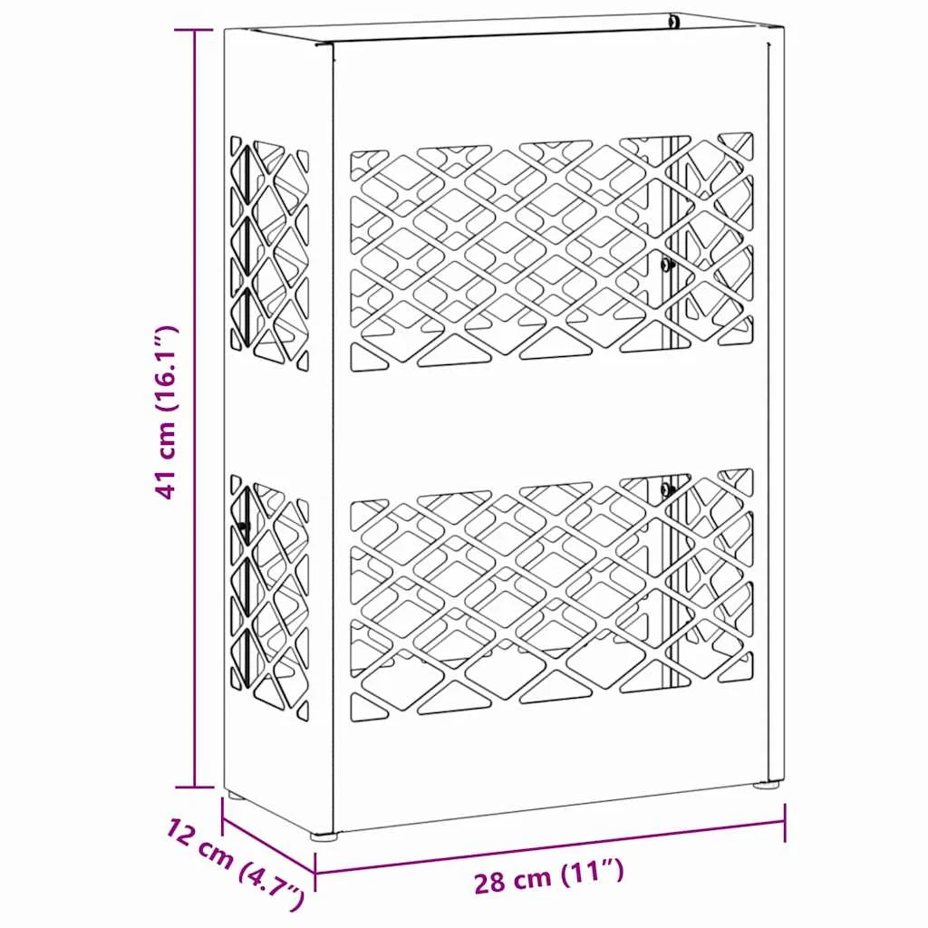 Stojan na slnečník Antracit 28 x 12 x 41 cm Oceľ