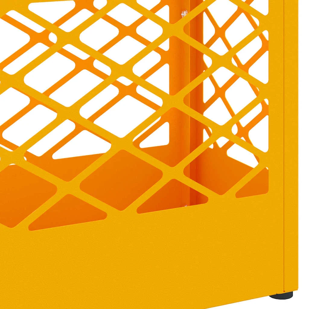 Stojan na slnečník horčicovo žltá 28 x 12 x 41 cm Oceľ