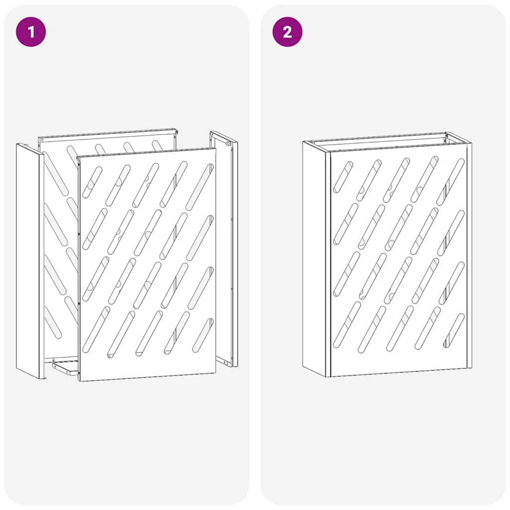 Stojan na slnečník Biela 28 x 12 x 41 cm Oceľ