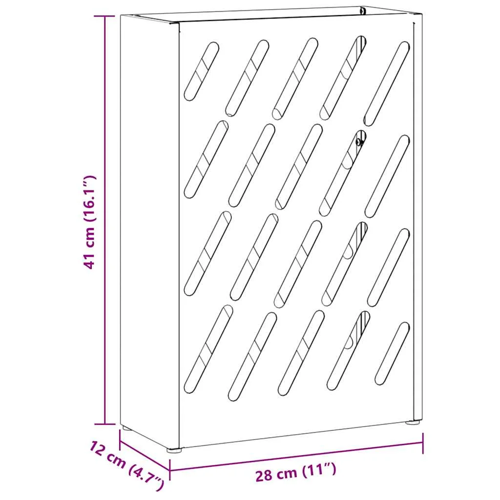 Stojan na slnečník Biela 28 x 12 x 41 cm Oceľ