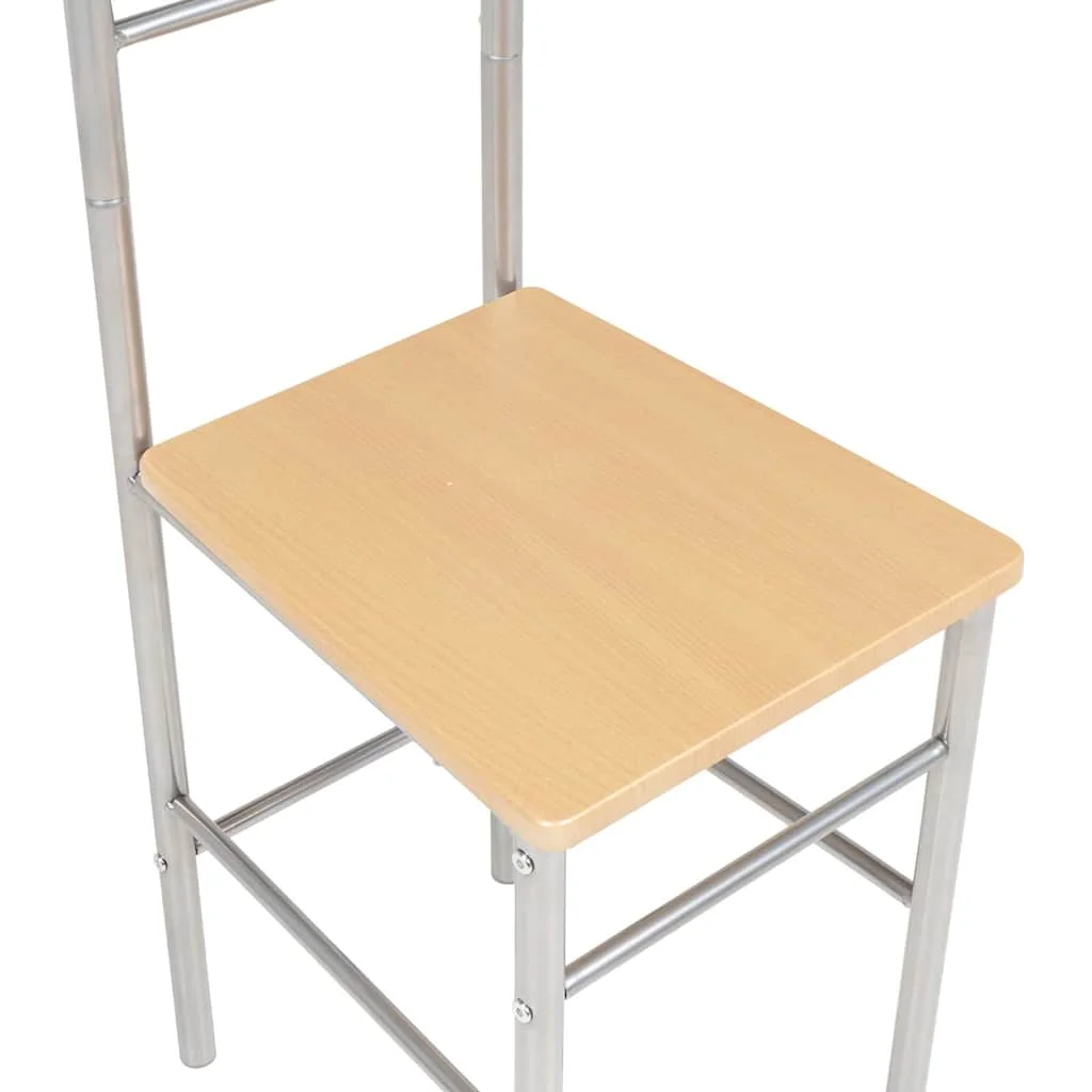 Vešiak/nemý sluha so sedadlom 2 ks, kov
