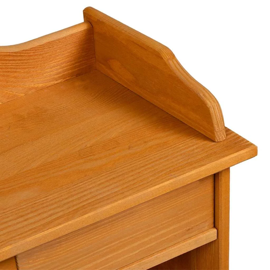 Regál na víno Hnedá 90 x 60 x 30 cm Borovicový masív