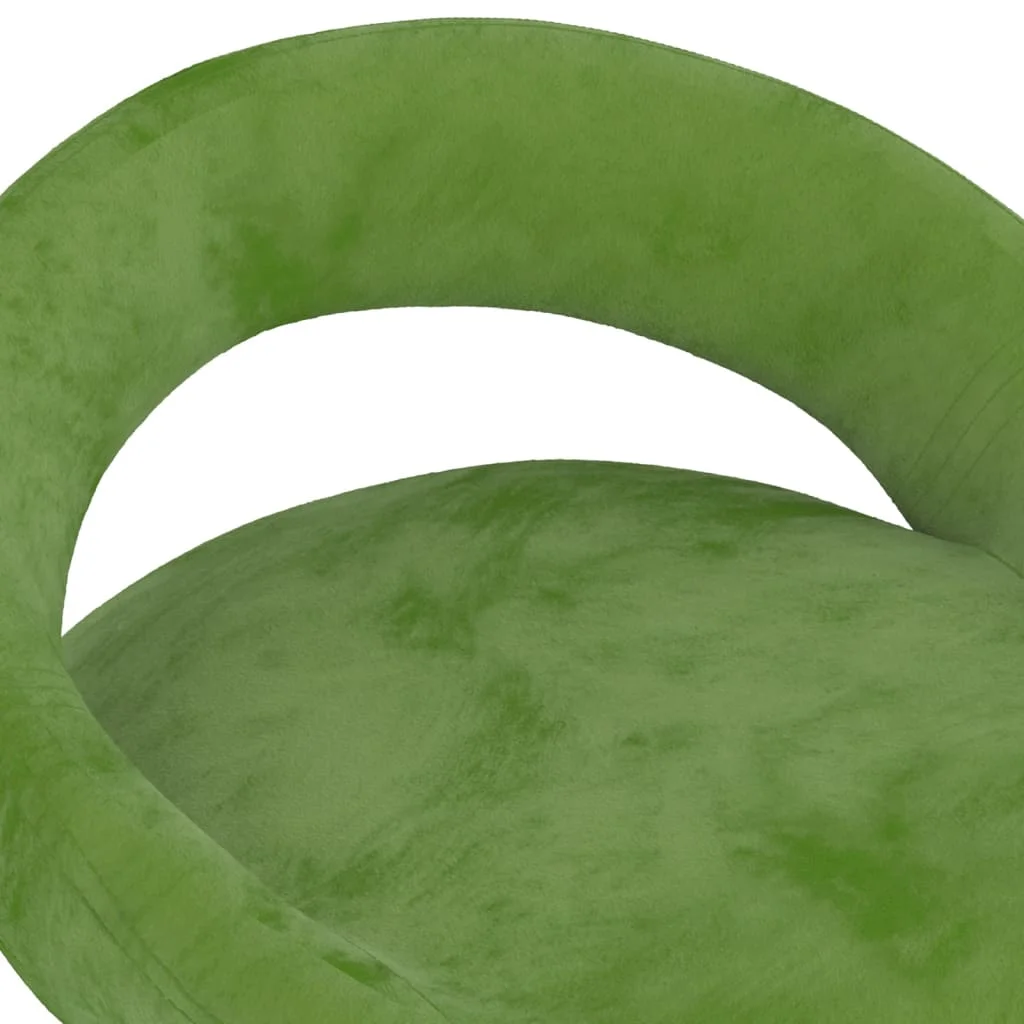 Barové stoličky 2 ks bledozelené zamatové