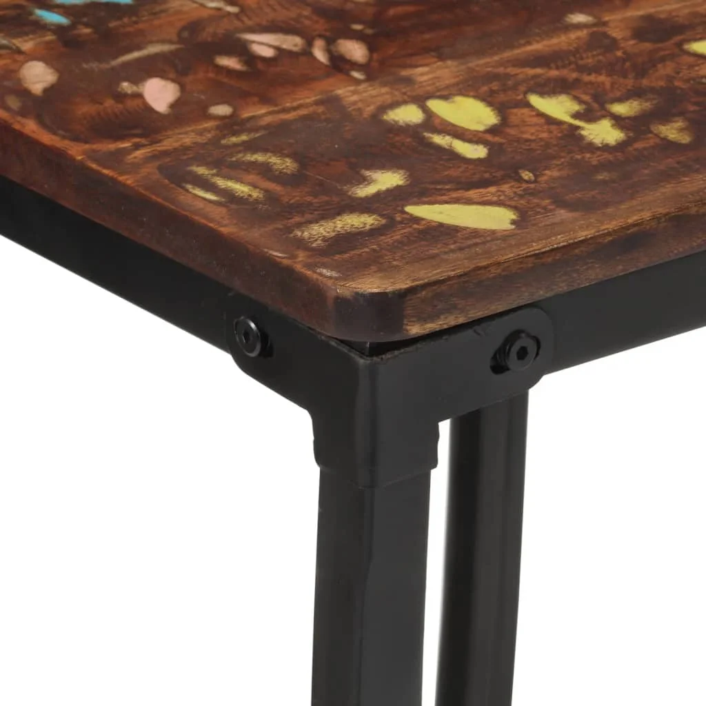 Barové stoličky 2 ks recyklovaný masív