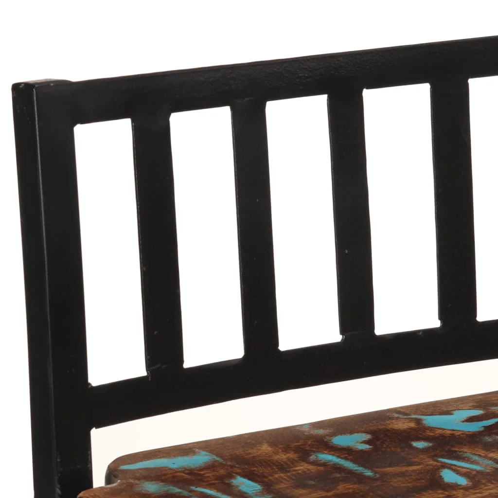 Barové stoličky 2 ks recyklovaný masív