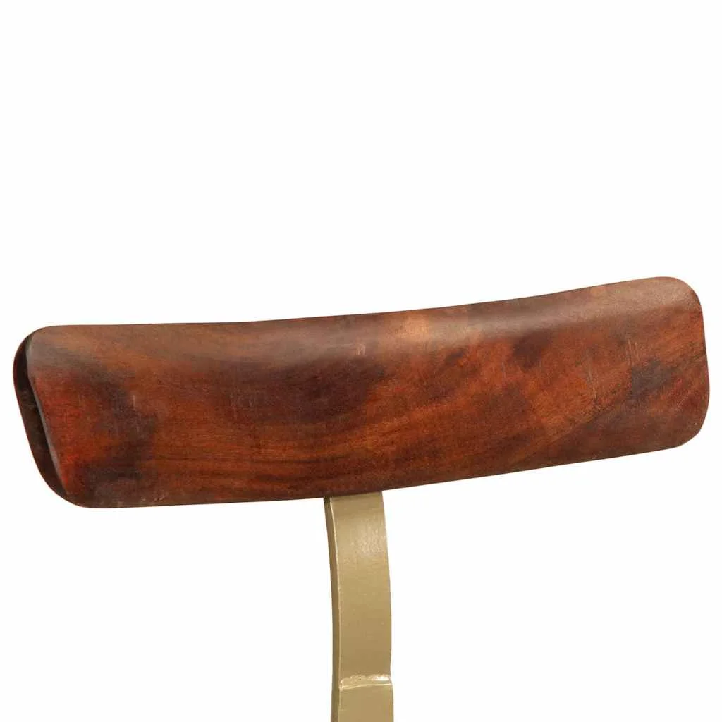 Barové stoličky 2 ks 49x43x79 cm mangový masív