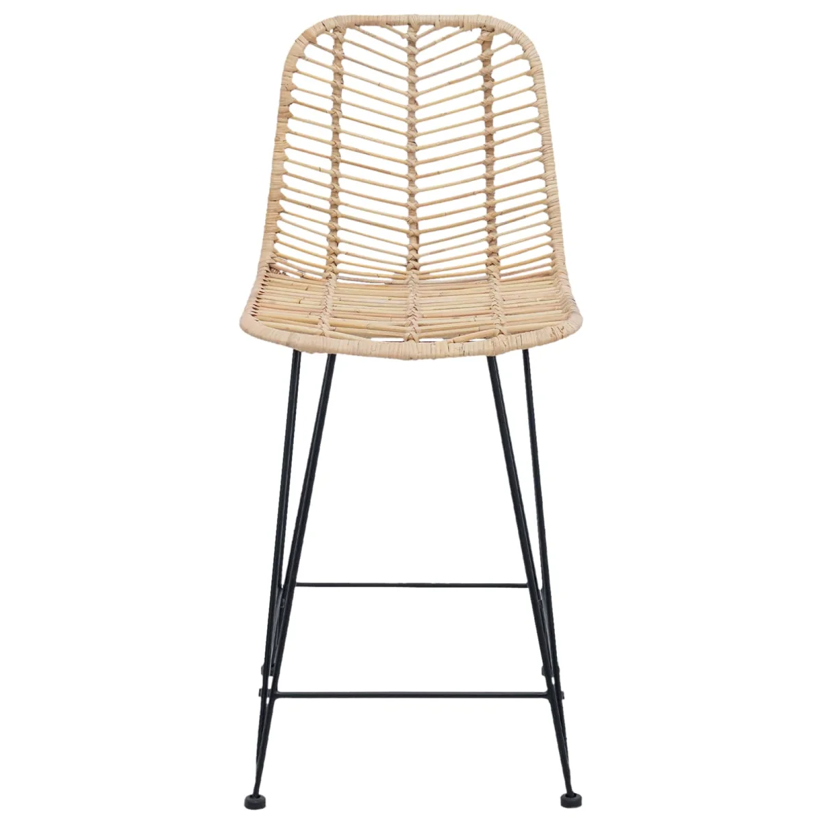 Barová stolička 2 pcs Prírodná 44,5 x 54,5 x 97,5 cm