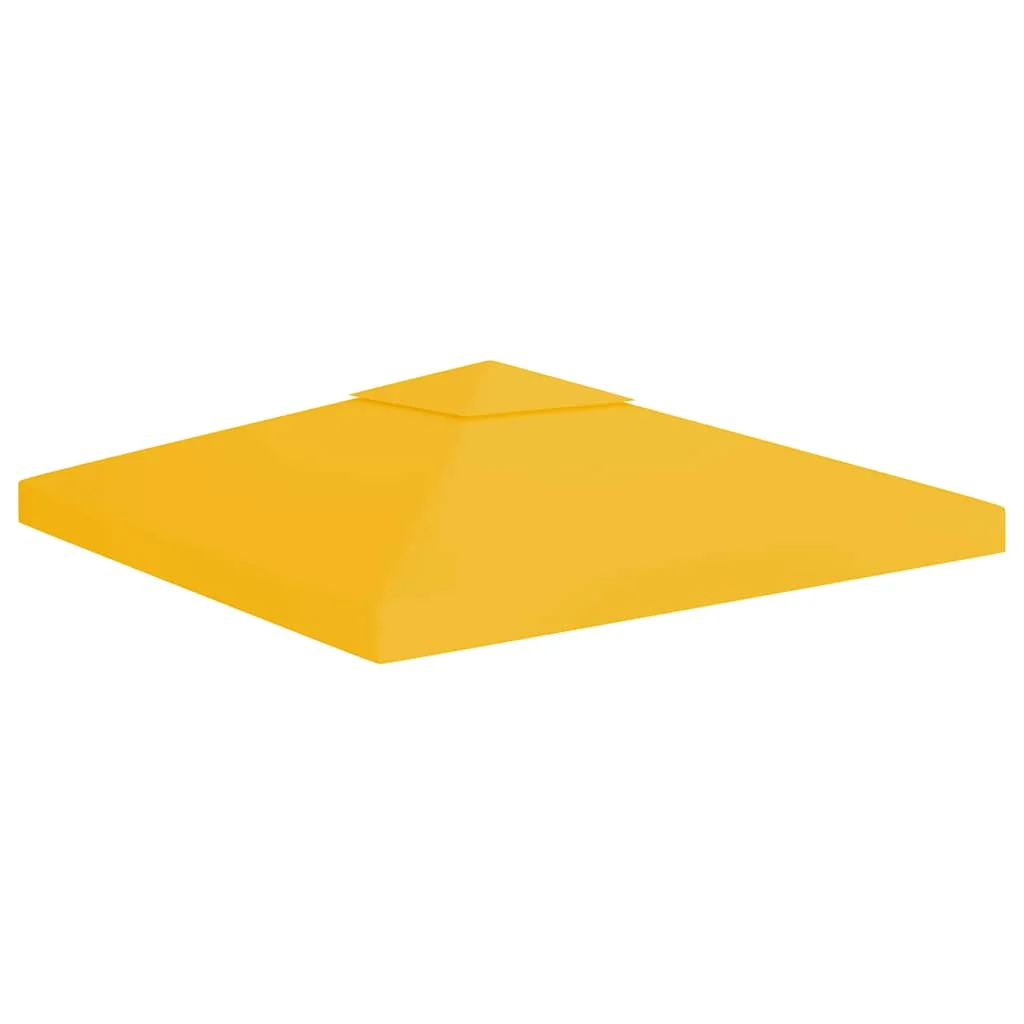 Dvojitá strieška na altánok 310 g/m², 3x3 m, žltá