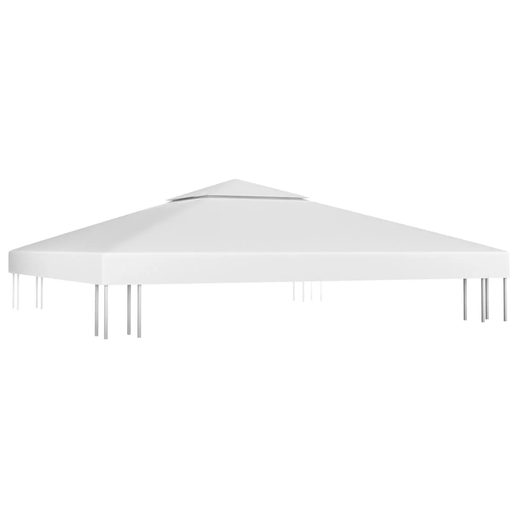Dvojitá strieška na altánok 310 g/m², 3x3 m, biela
