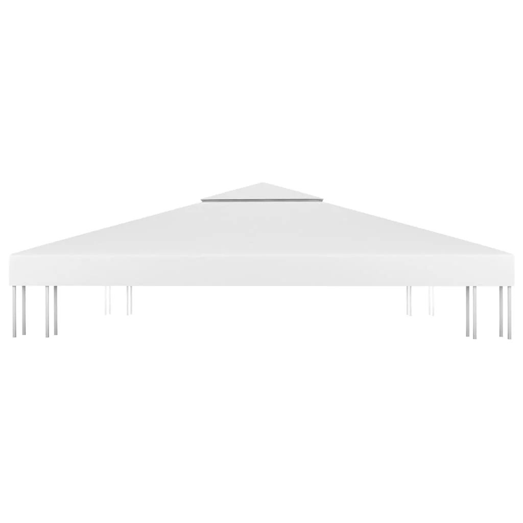 Dvojitá strieška na altánok 310 g/m², 3x3 m, biela