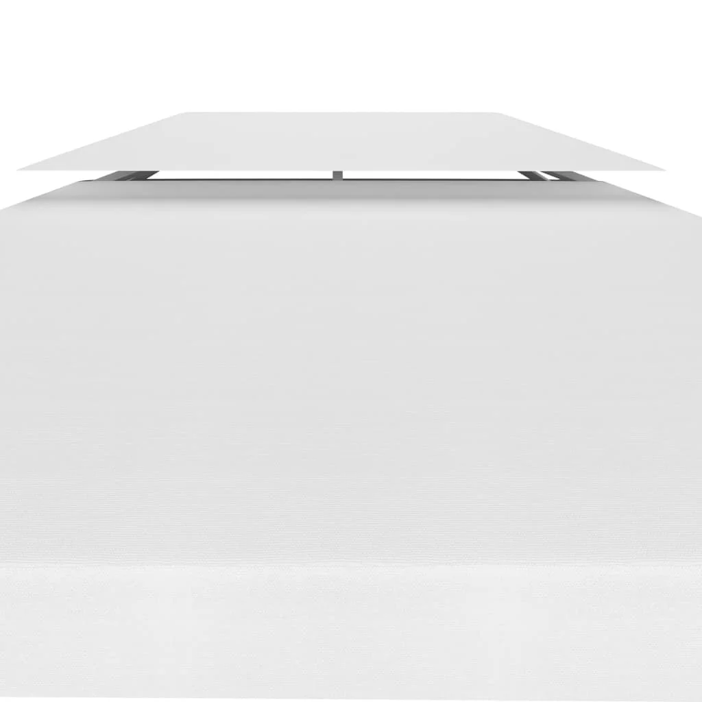Dvojitá strieška na altánok 310 g/m², 3x3 m, biela