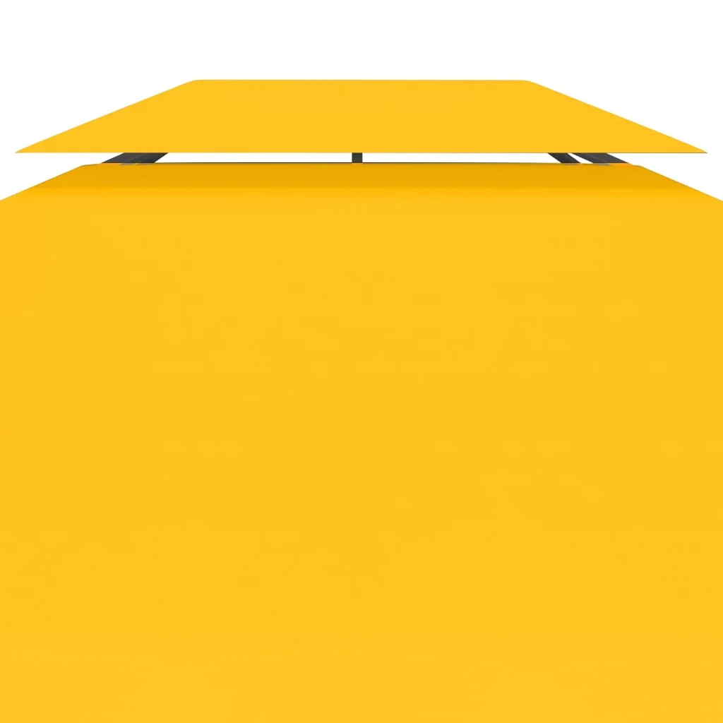 Dvojitá strieška na altánok 310 g/m², 4x3 m, žltá