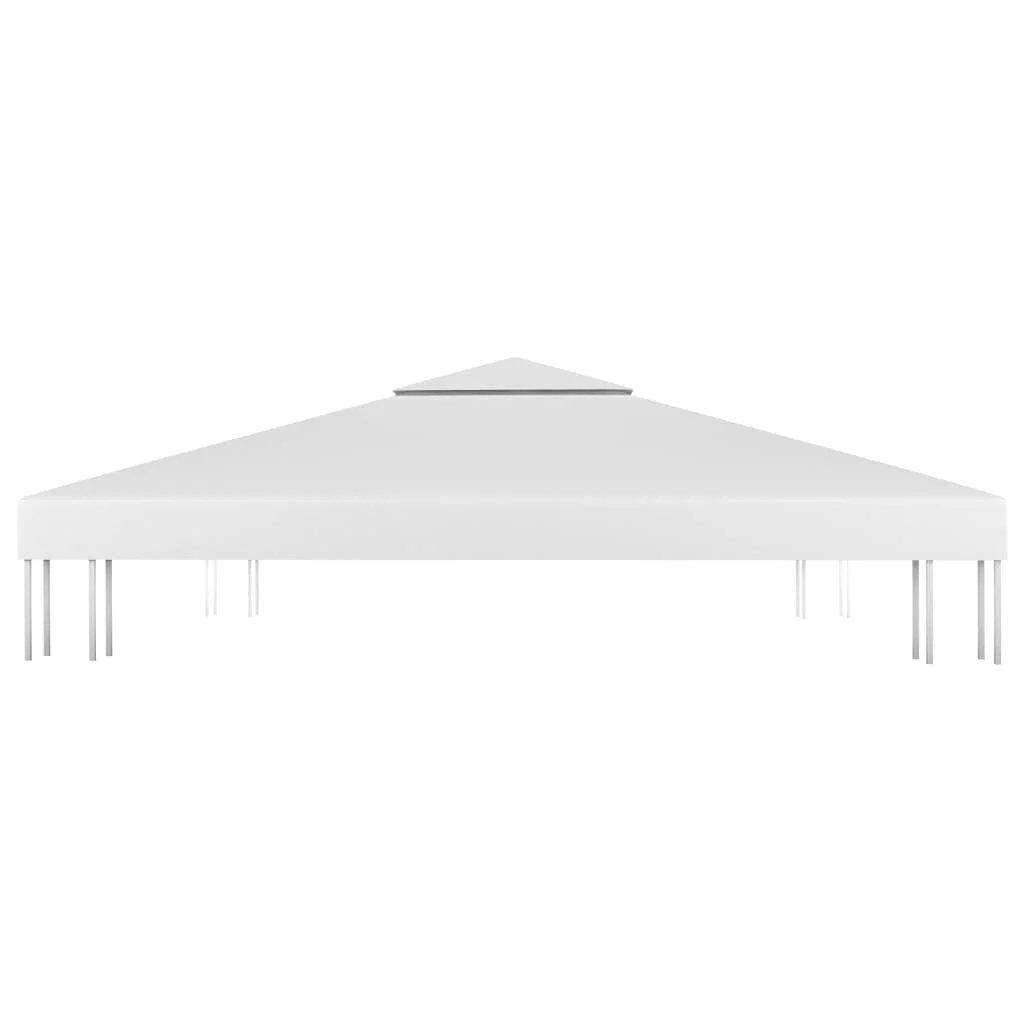 Dvojitá strieška na altánok 310 g/m², 4x3 m, biela