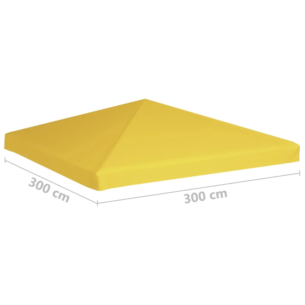 Strieška na altánok 270 g/m², 3x3 m, žltá