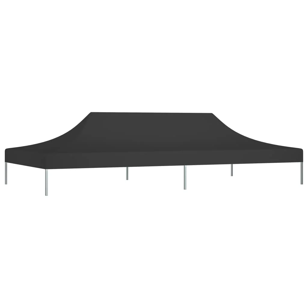 Strecha na párty stan 6x3 m, čierna 270 g/m²