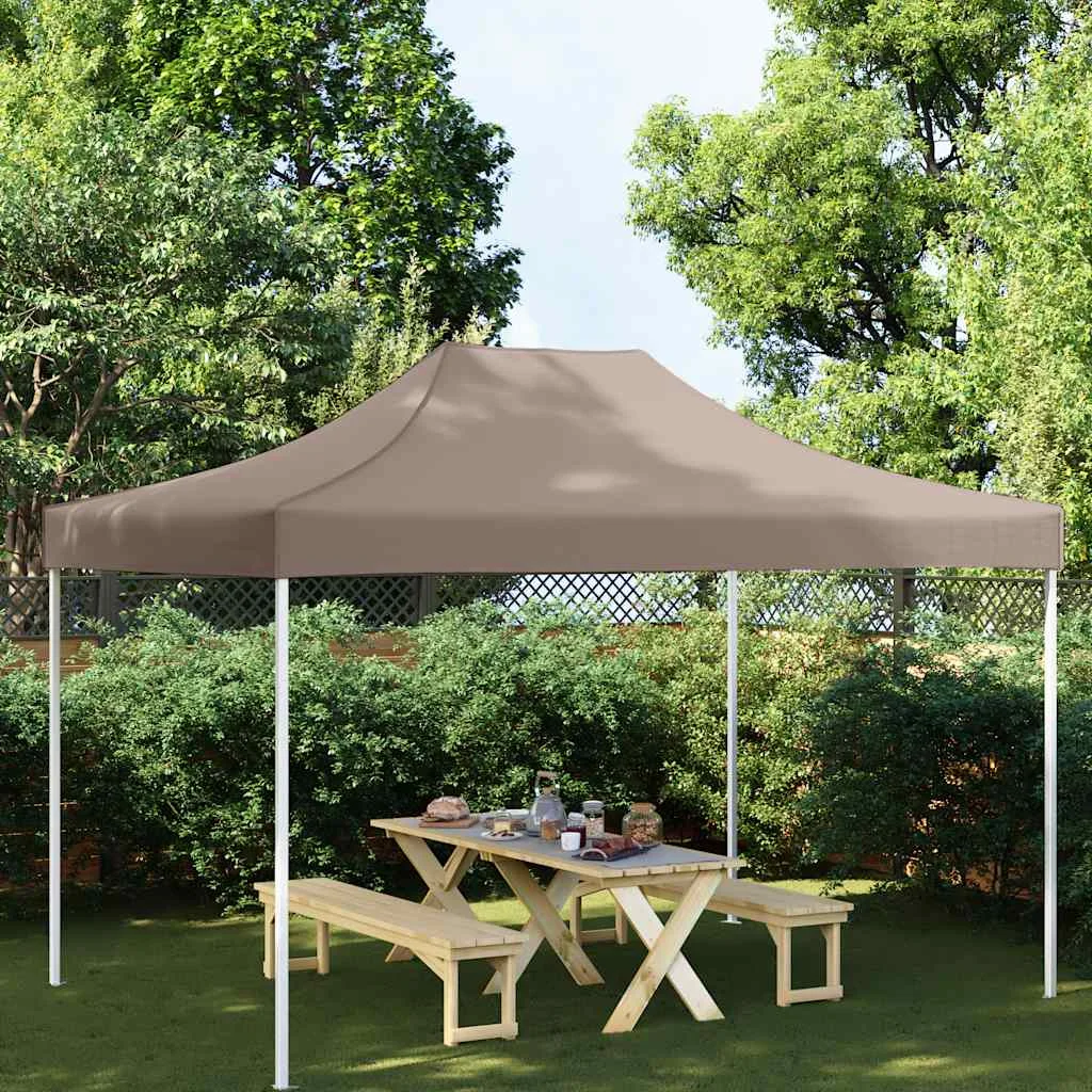 Strecha na párty stan 4,5x3 m, sivohnedá 270 g/m²