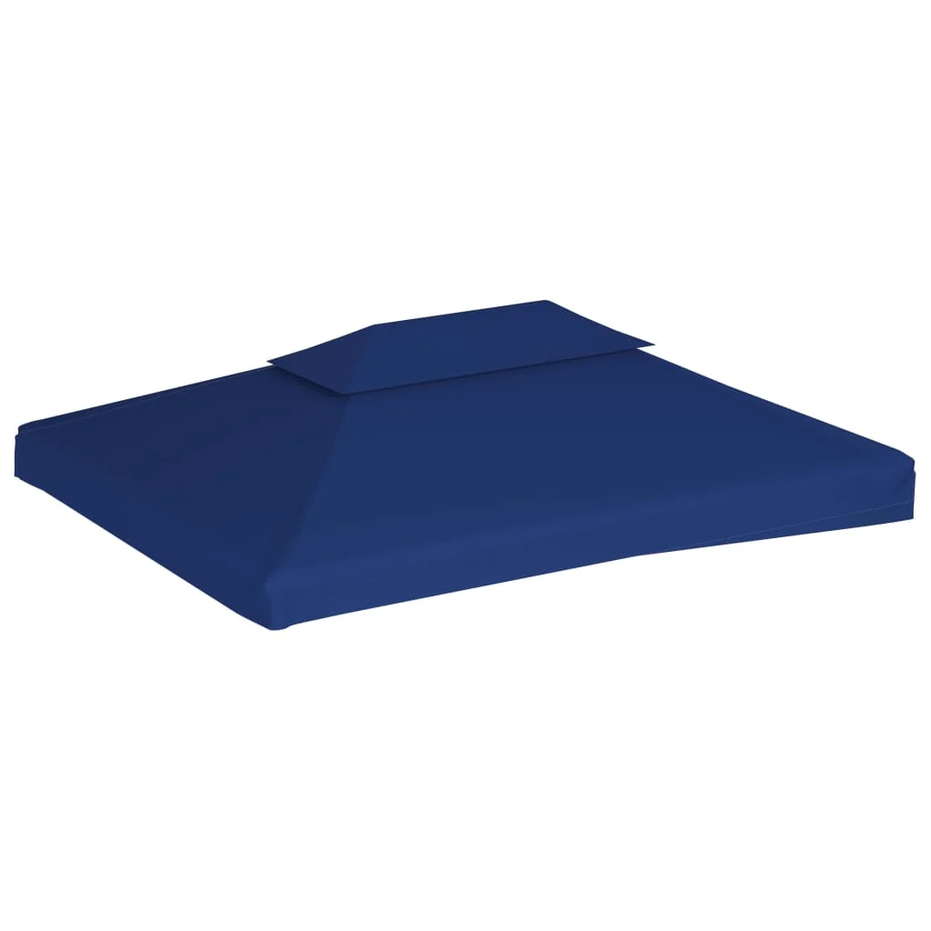 Dvojitá strieška na altánok 310 g/m², 4x3 m, modrá