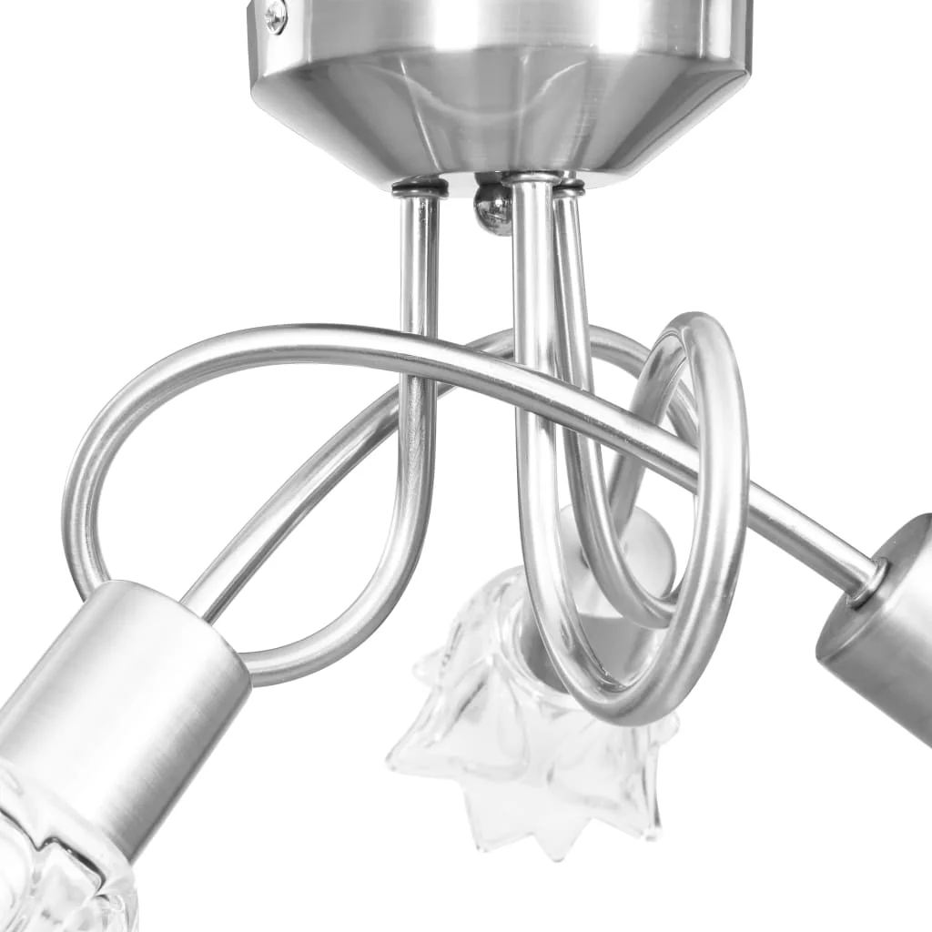 Stropná lampa+sklenené tienidlá na 3 žiarovky E14, tulipán