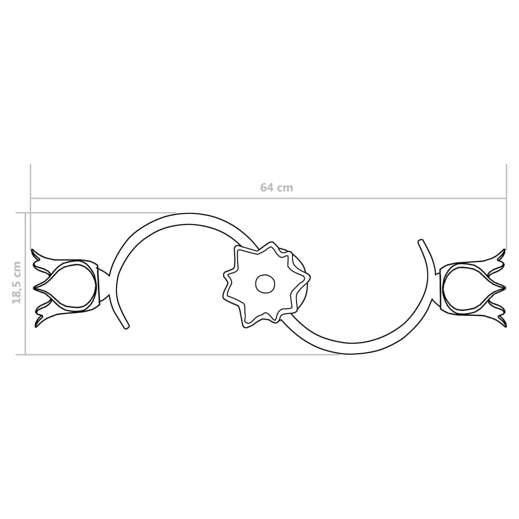Stropná lampa+sklenené tienidlá na 3 žiarovky E14, tulipán