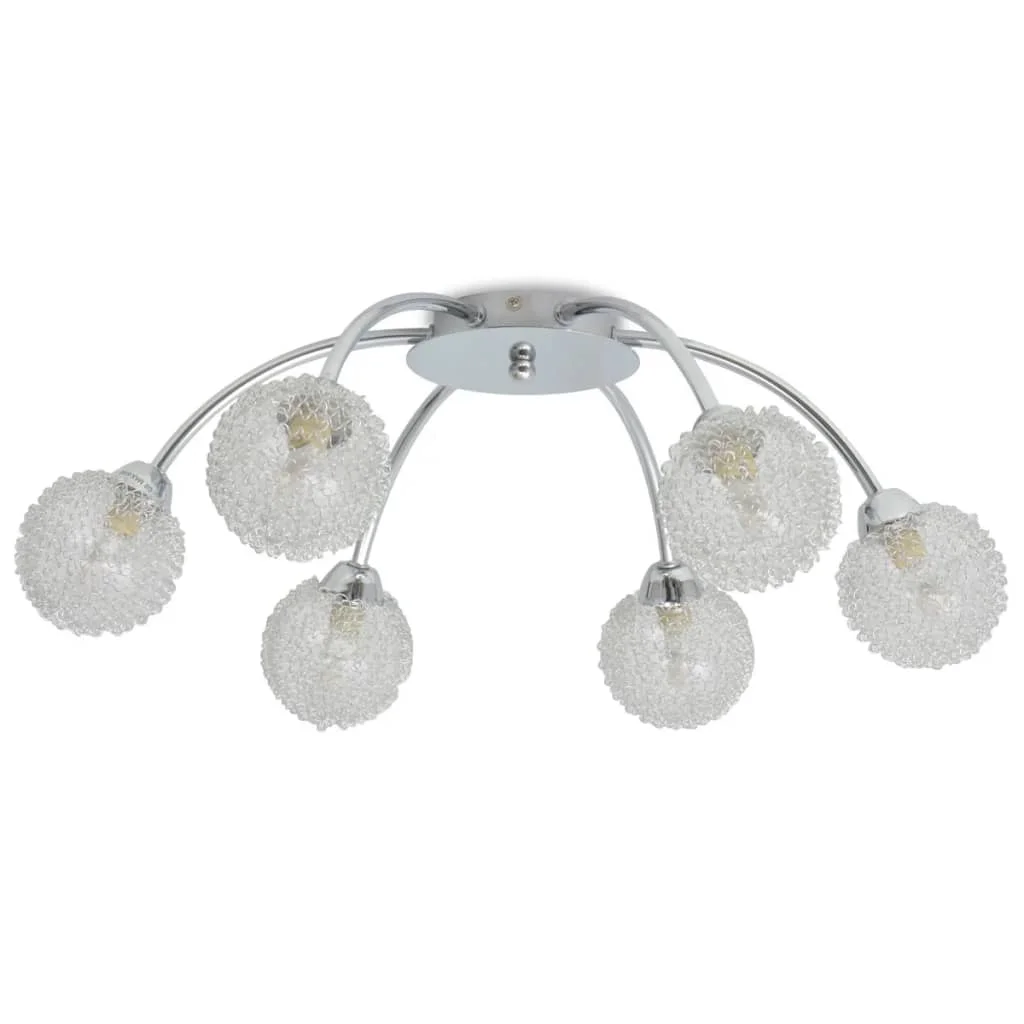Stropná lampa so 6 LED žiarovkami G9 240 W