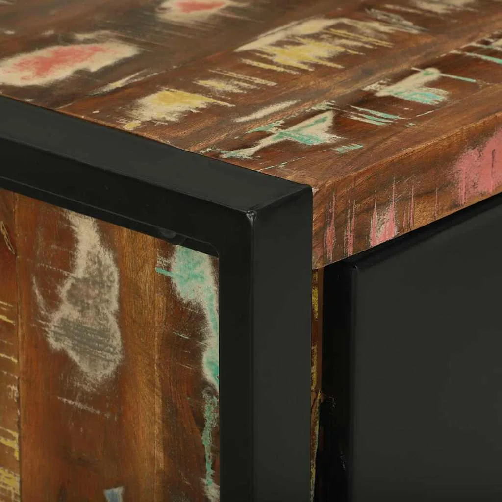 Sada kúpeľňového nábytku 2 pcs Masívne recyklované drevo