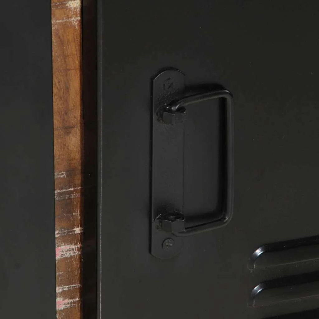 Sada kúpeľňového nábytku Nástenný 3 pcs Masívne obnovené drevo