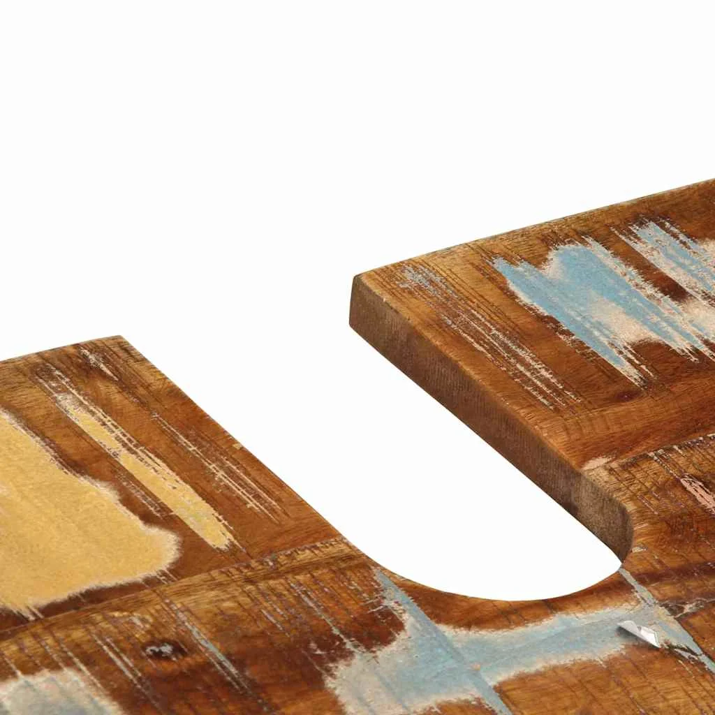 Sada kúpeľňového nábytku Nástenný 3 pcs Masívne obnovené drevo