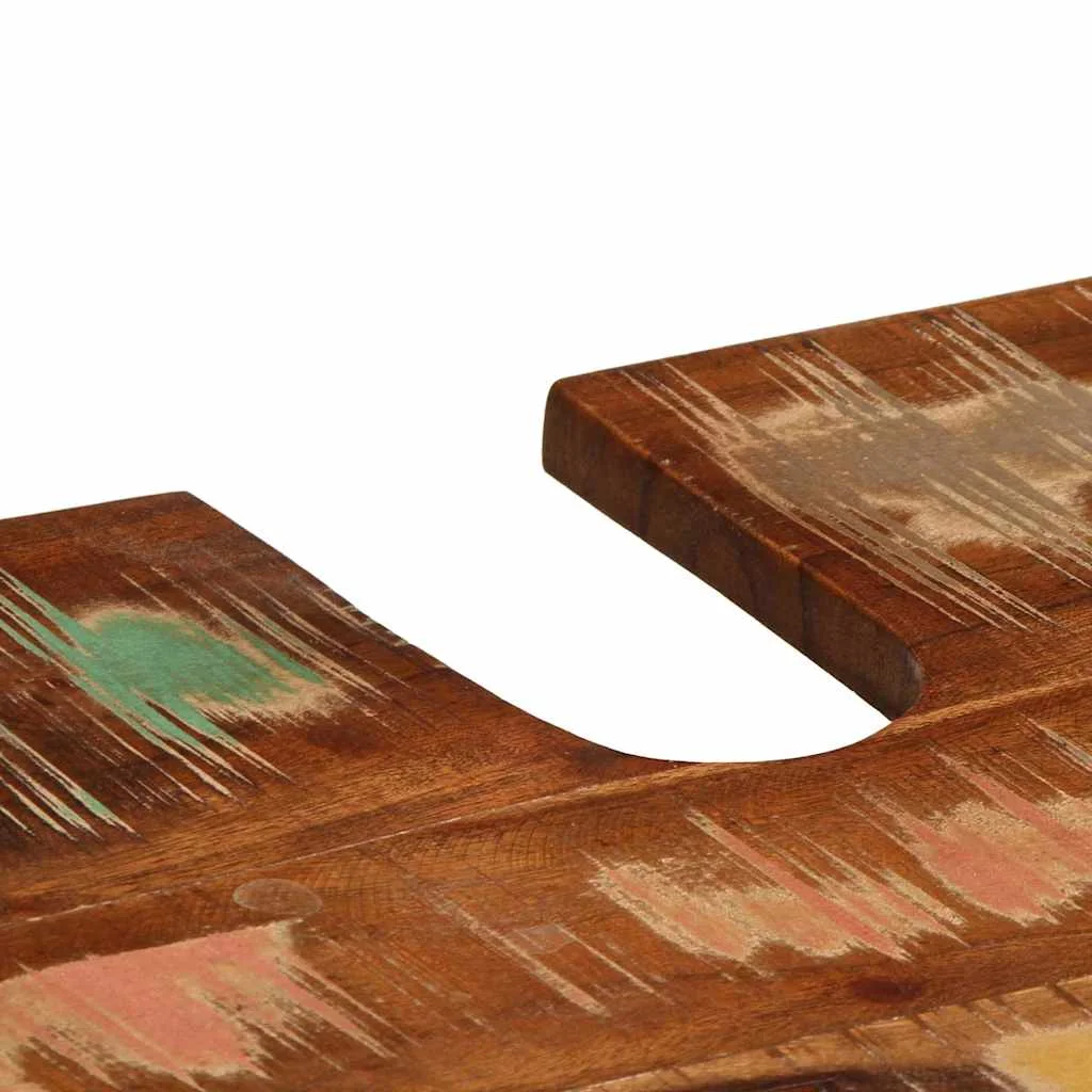 Sada kúpeľňového nábytku Nástenný 3 pcs Masívne obnovené drevo