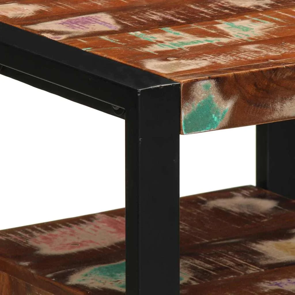 Sada kúpeľňového nábytku Nástenný 4 pcs Masívne obnovené drevo