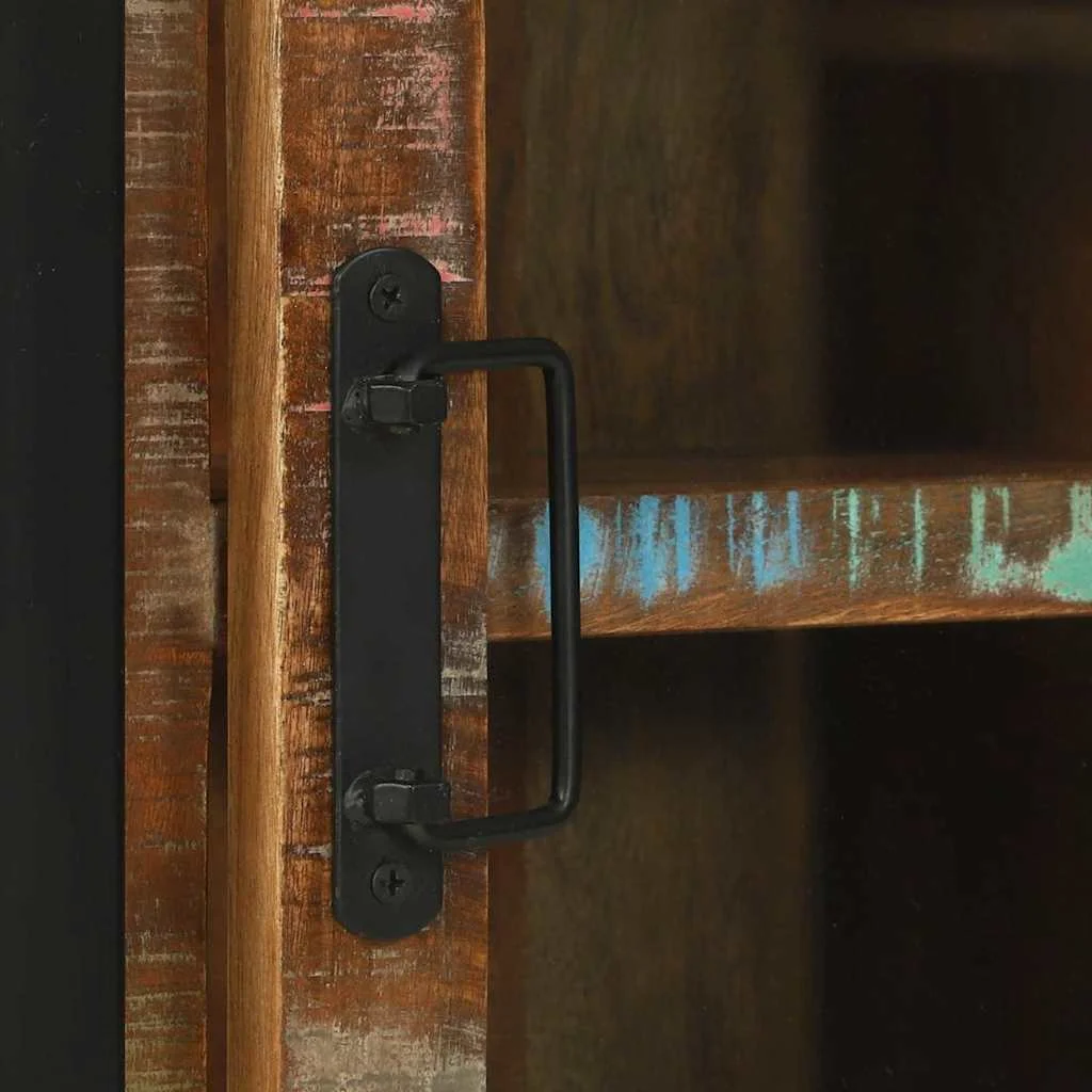 Sada kúpeľňového nábytku 4 pcs Masívne recyklované drevo