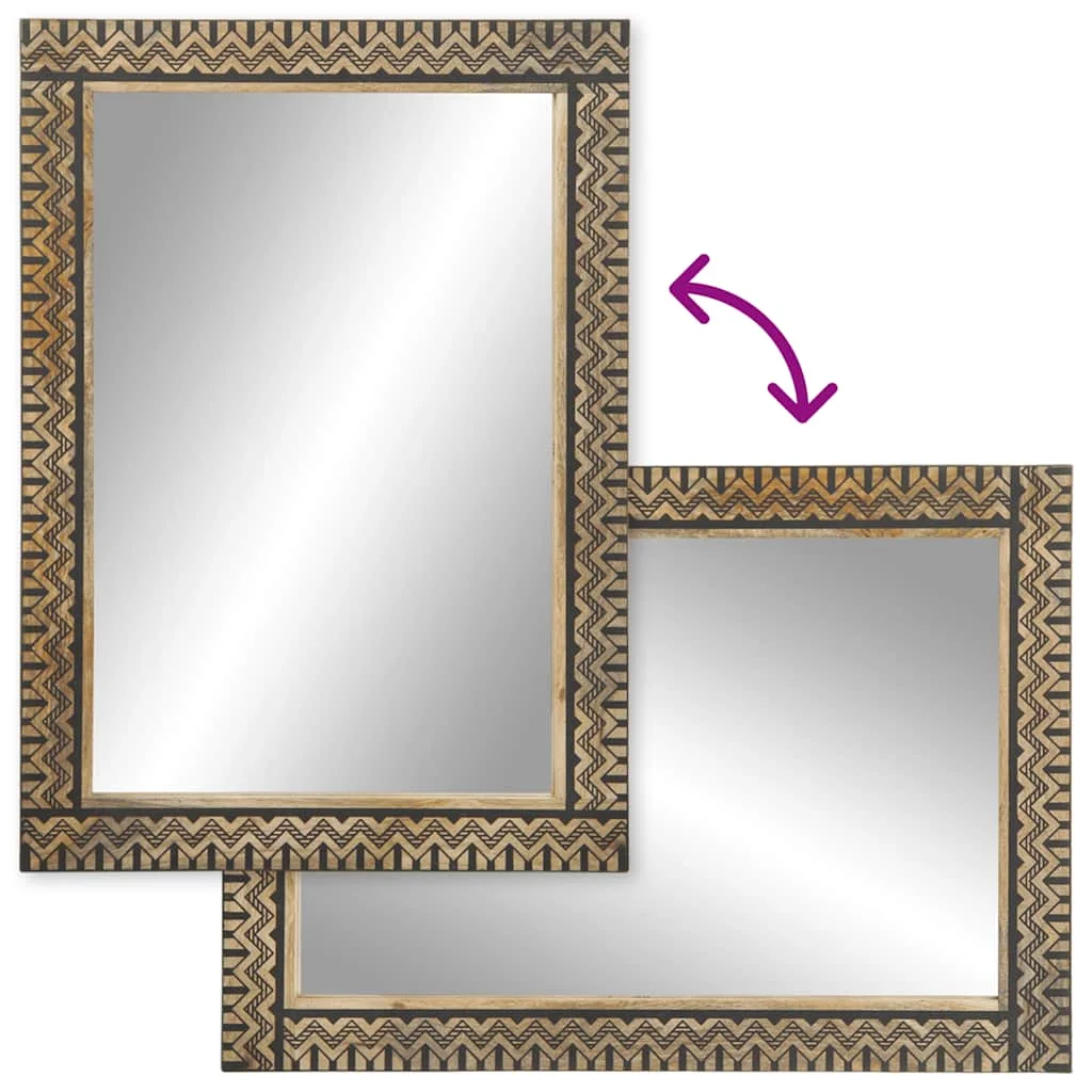 2-dielna súprava kúpeľňového nábytku mangovníkové drevo